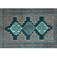 thumbnail image 1 of Ahgly Company Indoor Rectangle Persian Light Blue Traditional Area Rugs, 7' x 10', 1 of 4