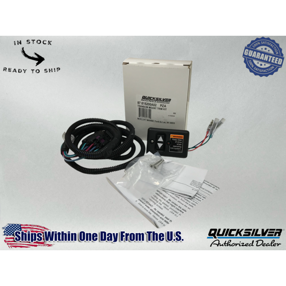 Mercury OEM Mercruiser Quicksilver Transom Mount Trim Switch Kit 815200A02