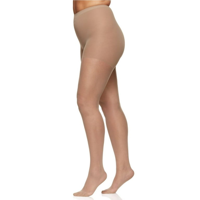 Women's Berkshire 4489 Plus Size Silky Sheer Control Pantyhose (Natural Tan  3/4X) 