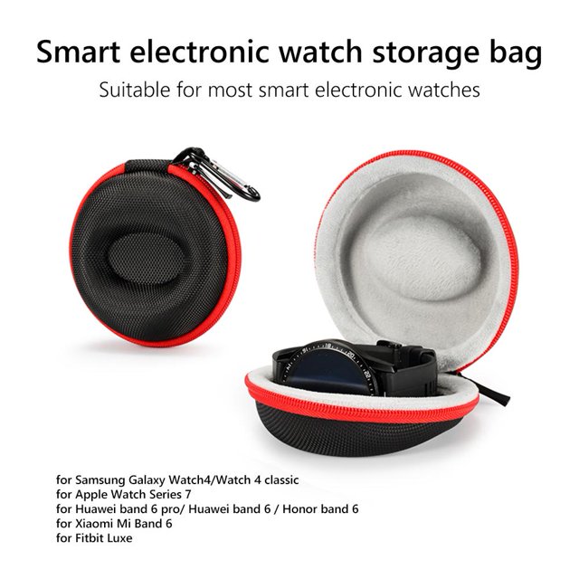 Funda Protectora Pulsera Inteligente Anti-caída para Apple Watch Serie 7 (Negro Rojo)