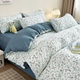 thumbnail image 3 of Cute Cherry Duvet Cover Set with Pillowcase Ins Style No Filler Flat Sheet Floral Boys Girls Queen Full Size Home Bedding Kit, 3 of 5