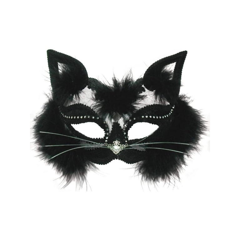 Transparent Black Cat Mask Eye Masks Unisex Transparent Black Cat Mask Eye Masks Unisex