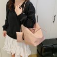 thumbnail image 4 of Mujer All-Match Tote Handbag Oxford Cloth Simple Daily Bags con bolso (rosa), 4 of 9