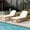 Light Teak, variant on Harper & Bright Designs Outdoor Chaise Lounge, Premium Acacia Wood Patio Recliner with 5-Position Adjustable Backrest, Sunbathing Poolside Chair with Cushions and Arched Backrest, Gray