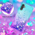 thumbnail image 4 of Funda para Samsung Galaxy A13 5G Transparente con Brillos Carcasa Protectora Antigolpes con Glitter Brillante, 4 of 5