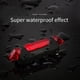 thumbnail image 4 of LáMpara de SeñAl para Casco de Bicicleta, LáMpara Trasera Impermeable, LED, Estilo USB, LáMpara Desmontable PortáTil Recargable para Ciclismo, A-Rojo, 4 of 5