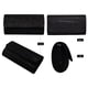 thumbnail image 3 of Outrip Bolso de noche para mujer, bolso de mano con purpurina, para fiesta, boda, con cadena, Negro -, Small, 3 of 5