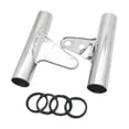 thumbnail image 1 of Soporte de faro de motocicleta Accesorios de motocicleta Equipo de reparación Acero inoxidable Plata 40mm, 1 of 8