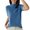 A-Blue, variant on Tiweut Women Casual T-Shirts Knit Pullover Basic Crew Neck Short Sleeve Stretch Outerwear,Beige