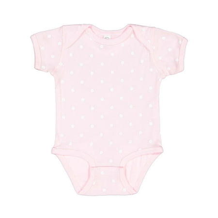 

Gravity Threads Infant Baby Rib Bodysuit - Ballerina/White Dot - NB