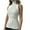 White, variant on Posijego Women's Turtleneck Tank Tops Ribbed Knit Sleeveless Shirt Fashion Going out Tank Vest Womens Clothes