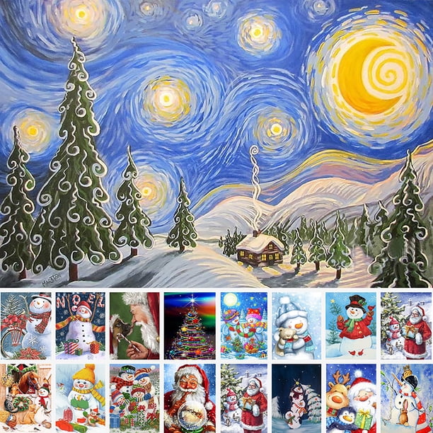 Download Full Drill Diy Christmas 5d Diamond Painting Cross Stitch Embroidery Xmas Crafts Walmart Com Walmart Com PSD Mockup Templates
