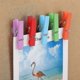 thumbnail image 2 of 50pcs Wooden Clip Thumbtacks for Cork Boards, Art Projects, and Photo Displays (Colorful), 2 of 5