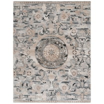 SAFAVIEH Anatolia Ellery Oriental Area Rug, Light Brown/Gray, 8' x 10'