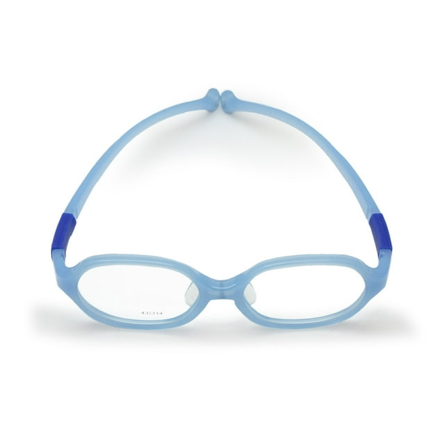 Lunettes Optiques pour Enfants Monture Ronde TR90 Taille 43 Sangle Élastique Retenue Sans Vis Garçons Filles 2-4 Ans
