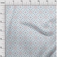 thumbnail image 2 of oneOone Cotton Poplin Twill Medium Blue Fabric Dot|Heart & Shapes Geometric Craft Projects Decor Fabric Printed By The Yard 56 Inch Wide, 2 of 4