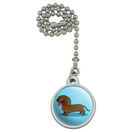 Dachshund Lighting - Dachshund Wiener Dog Cartoon Ceiling Fan and Light Pull Chain