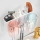 thumbnail image 5 of Juego De Soporte Para Cepillos De Dientes, Estante De Almacenamiento De Plástico Multifuncional Para Colgar En La Pared Sin Perforaciones Con 3 Tazas Transparentes Para Baño, Hogar, Dormitorio Speravity HA021697-00, 5 of 7