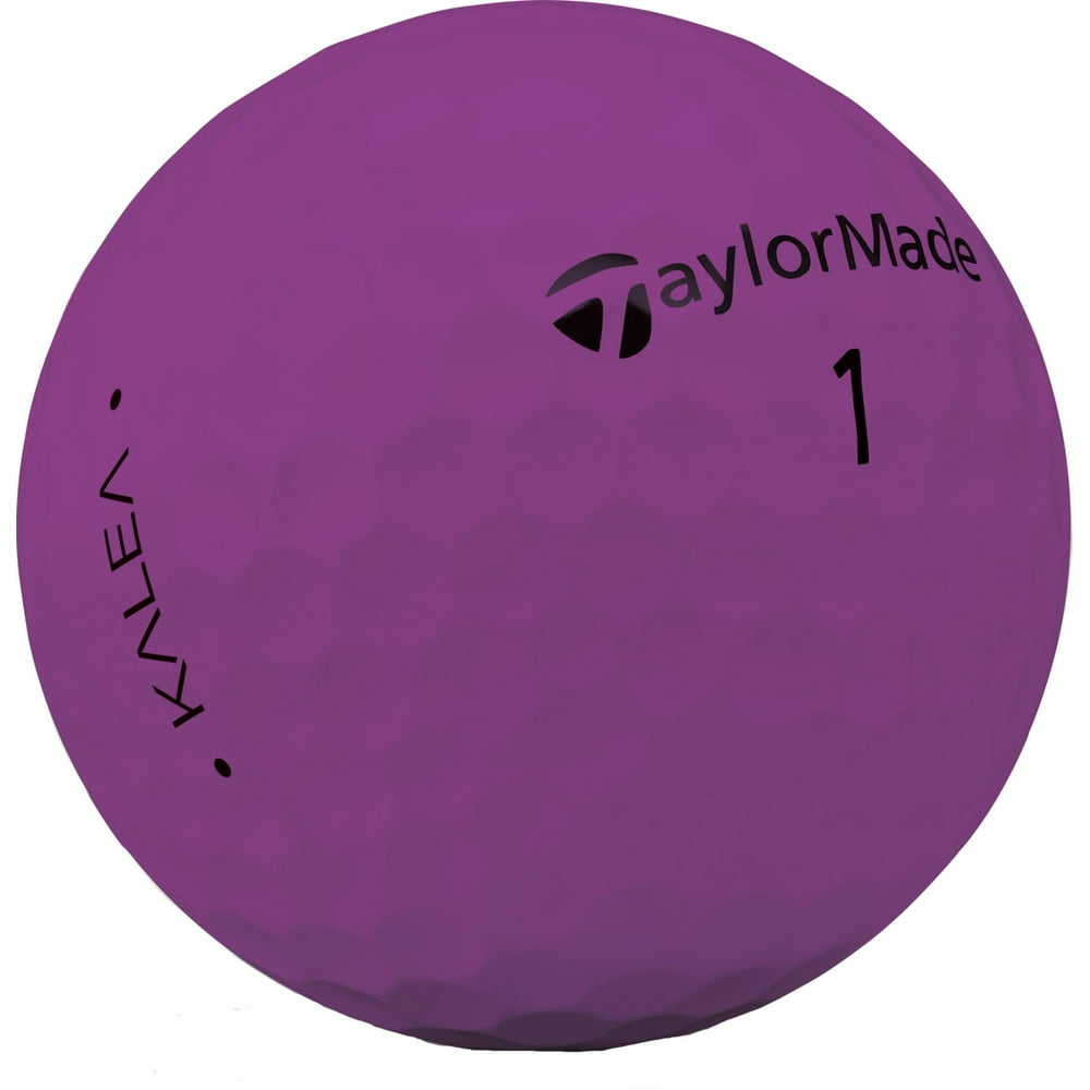 TaylorMade Women's 2019 Kalea Golf Balls, Matte Purple, 12 Pack ...