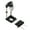 Black, variant on Multifunctional Drilling Locator Adjustable Punch Locator Drill Template Guide Tool Drill Punch Woodworking Tool Plastic+Alloy