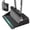 Black, variant on JOYMOOP White Broom and Dustpan Set – No Tangle Bristles, Upright Stand up Design, Foldable Collapsible Dustpan with Angled Broom, Space Saving Cleaning Supplies for Home Kitchen Hardwood Floor