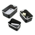 thumbnail image 5 of Open Lid Storage Bin, Assorted Sizes, Black/white, 3/pack | Bundle of 2 Packs, 5 of 5