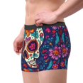thumbnail image 2 of Sikiie Dead Day Party Print Men's Boxer Briefs, Elastic Waistband Boxer Briefs Leggings-X-Large, 2 of 5