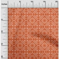 thumbnail image 2 of oneOone Silk Tabby Orange Fabric Asian Floral Block Sewing Craft Projects Fabric Prints By Yard 42 Inch Wide, 2 of 4