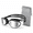 A2 (Silver-black White), variant on A1 (Blue-black Blue) Polarized Adult Swim Goggles Anti-Fog UV Protective Water Sports Gear
