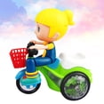 thumbnail image 1 of LOLIPPYY Tricycle for Toddlers Tricycle Toy Plastic Random Color for Girls Multi-functional Indoor Play 1Pcs, 1 of 8