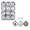 Silver, variant on Tyidzon 24Pcs Christmas Ball Ornaments Set, Hanging Decorative Shatterproof Christmas Tree Balls for Xmas Tree, Home, Party, Holiday Christmas Decorations