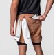 thumbnail image 5 of Pantalones cortos de verano para hombre, para fitness, correr, deportes, de doble capa, informales, transpirables, sueltos, para entrenamiento, a la moda, 5 of 6