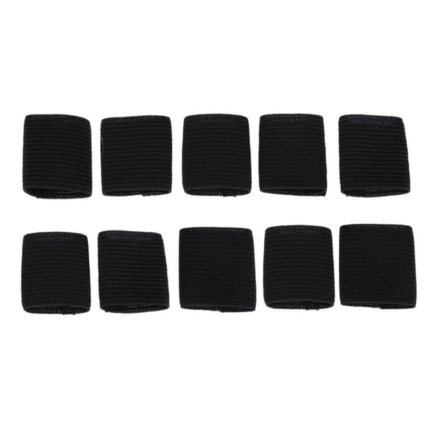Ropa de Deporte 10PCS Elástico Dedo Manga Apoyo Envoltura Artritis Guardia Voleibol Deportes