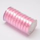 thumbnail image 1 of 10 rollos de hilo elástico plano para hacer pulseras elásticas, color rosa perla, 0,8 mm, aproximadamente 10 m/rollo., 1 of 1