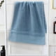 thumbnail image 1 of Toalla de baño grande de algodón, 34 x 74 cm, color liso, ampliable y gruesa, para adultos, de secado rápido y muy absorbente, ideal para spa, piscina y gimnasio. Aestivo | Azul cielo |, 1 of 7