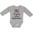 thumbnail image 3 of Inktastic I'm Going to Be a Big Brother Boys Long Sleeve Baby Bodysuit, 3 of 5