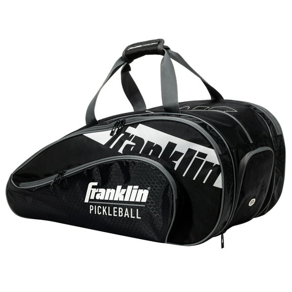 Franklin Sports Pro Pickleball Paddle Bag - Portable Racket Case - Black