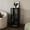 Black, variant on Open Shelf Bookcase in Melamine / Versatile for Different Settings