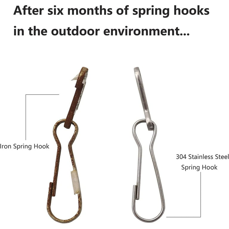 100 Pack Lanyard Hooks Snap Clip Clasp Hooks Detachable Upgraded, 1 inch Small Plastic Hooks for Lanyards, Basic Lanyard Hooks Bulk for Crafts, Hangin