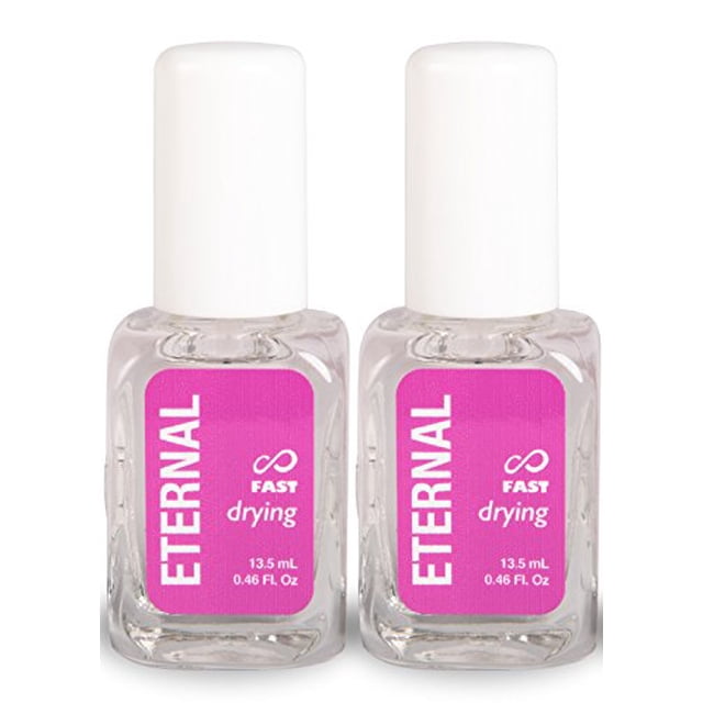 Eternal Esmalte de uñas Top Coat Eternal Cosmetics Paquete de 2 Pzs