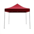 thumbnail image 5 of Stalwart 10x10 ft Pop Up Canopy Tent - UPF30 Beach Tent Sun Shelter, Red, 5 of 5