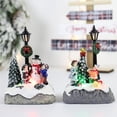 thumbnail image 4 of Ounissouiy Escena casa mano de obra tamaño compacto Festival accesorios exquisita resina artesanía multiusos hogar accesorios escritorio Kits de decoración para fiestas luz del arbol de navidad, 4 of 6