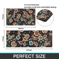 thumbnail image 7 of Pioneer Flower Floral Print Pattern Kitchen Rugs Sets Of 2,Anti Fatigue Kitchen Mat Rugs Non Slip Washable,Decorative Kitchen Floor Mats for Kitchen,Sink,Laundry,17"x30"+17"x47", 7 of 7