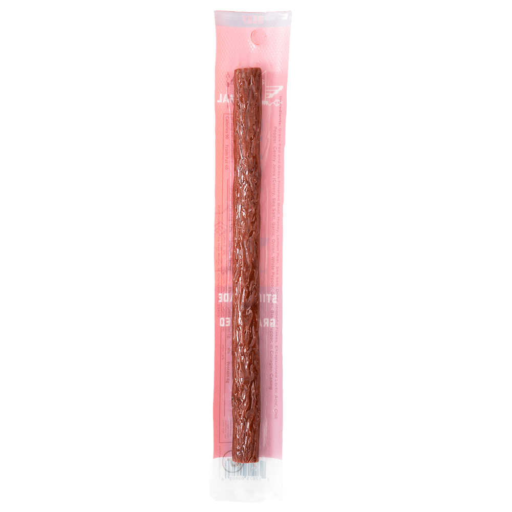 The New Primal Beef Jerky Sticks, Spicy, 1 oz (Pack of 20)