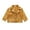 Yellow, variant on Kids Cropped Leather Jacket Autumn Winter Girl Boy Baby Outwear Faux Leather Coat Short Jacket Pink
