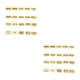 thumbnail image 3 of Guardurnaity Dijes de llavero exquisitas letras creativas accesorio de joyería decoraciones colgantes hacer colgante de adorno para artesanías Dorado 20 Teile 2piezas Guardurnaity CBP332776, 3 of 5