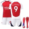 thumbnail image 1 of Men Women Adult SAKA 7# RICE 41# G.JESUS 9# QDEGAARD 8# Soccer Football Jersey, 1 of 2