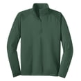 thumbnail image 5 of Sport-Tek Tall Sport Wick Stretch 1/2 Zip Pullover-3XLT (Forest Green), 5 of 6