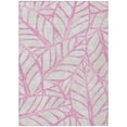 thumbnail image 2 of Addison Rugs Chantille Indoor/Outdoor Transitional Floral Pink Washable Rectangle Rug, 5' x 7'6", 2 of 6