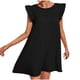 thumbnail image 2 of Camisola corta multifuncional para mujer, vestido de maternidad con mangas de encaje, nuevo, fresco, dulce, de manga corta, cuello redondo, hasta la pantorrilla, vestido de poliéster para mujer., 2 of 3